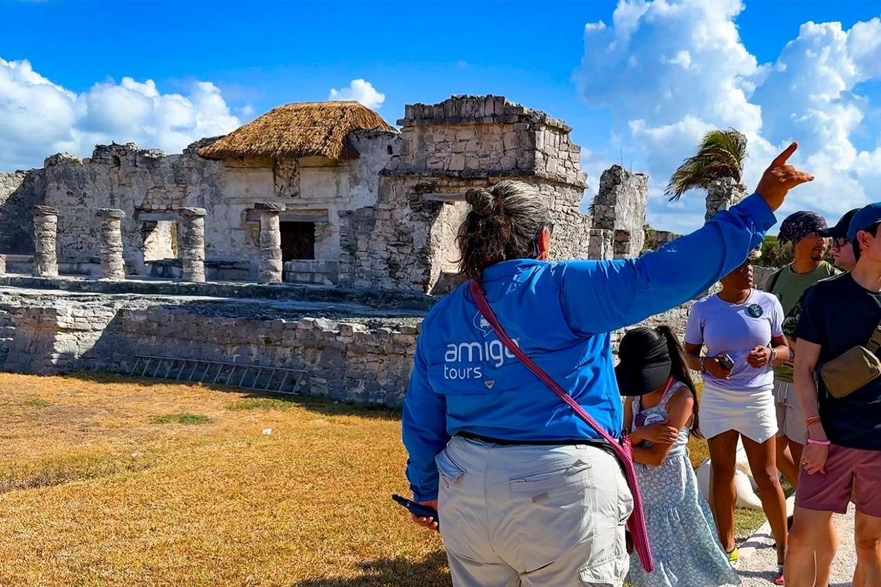 Day Tour: Tulum, Coba Mayan Ruins with Cenote Swim and Buffet Lunch - Photo 2