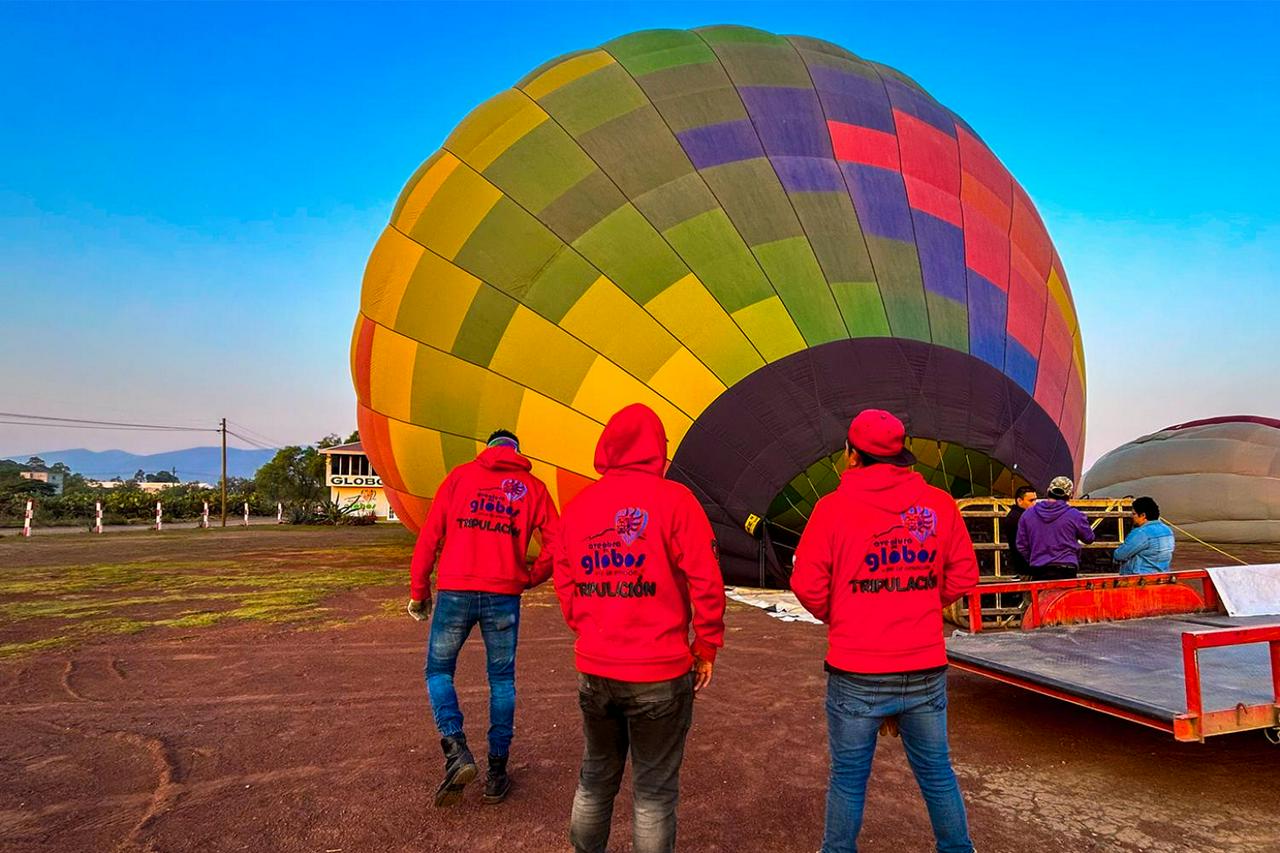Passeio de balão de ar quente em Teotihuacan - Photo 4