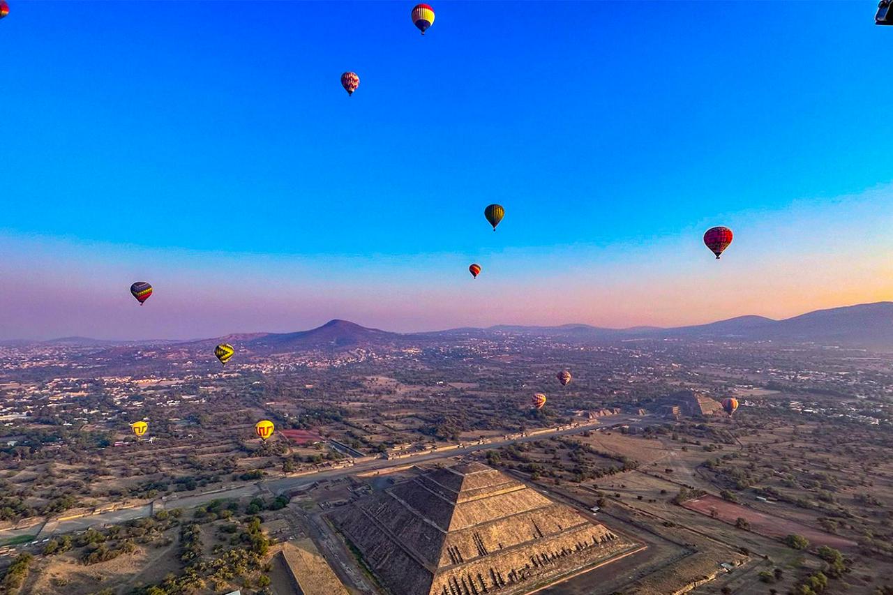 Passeio de balão de ar quente em Teotihuacan - Photo 8