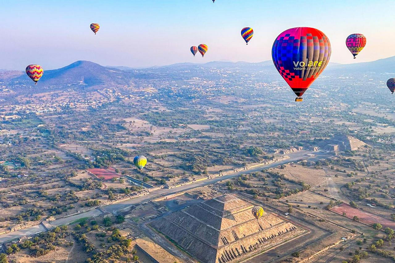 Passeio de balão de ar quente em Teotihuacan - Photo 10