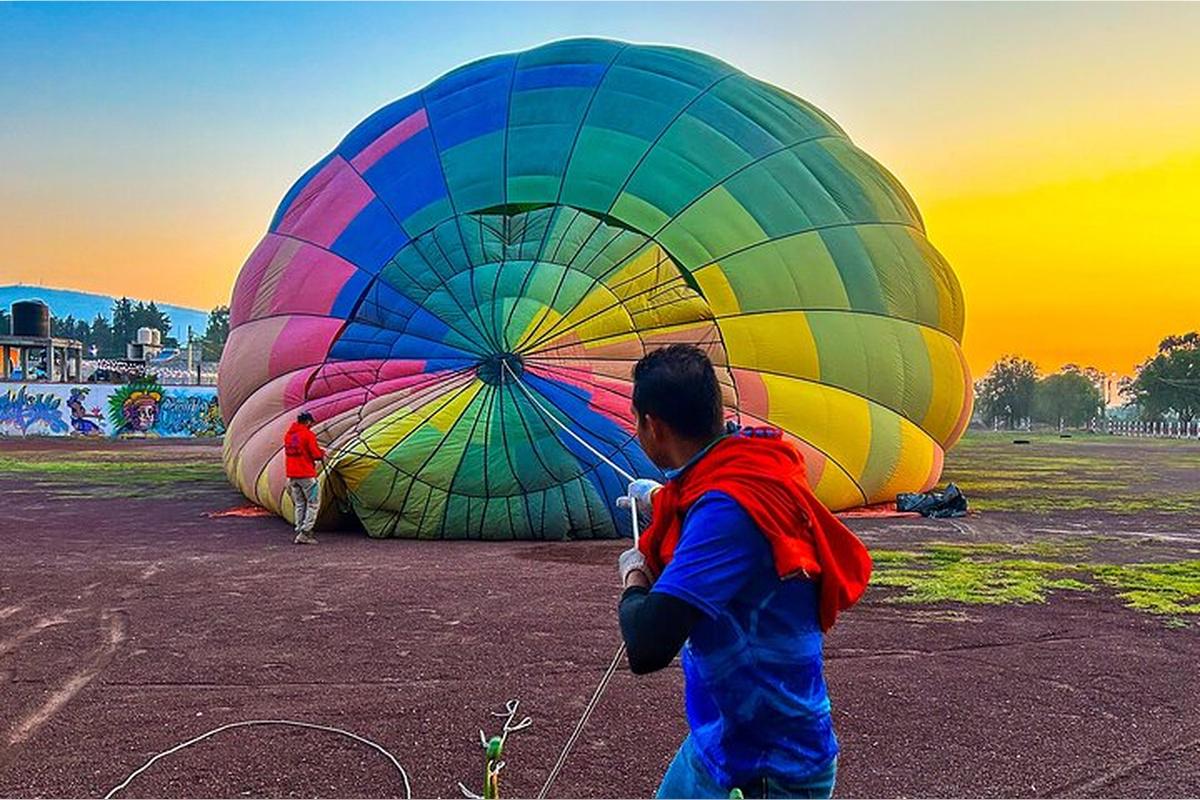 Passeio de balão de ar quente em Teotihuacan - Photo 11