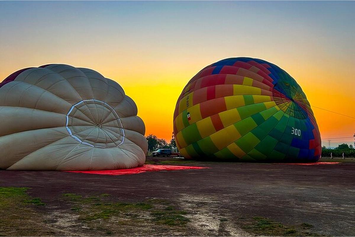 Passeio de balão de ar quente em Teotihuacan - Photo 14